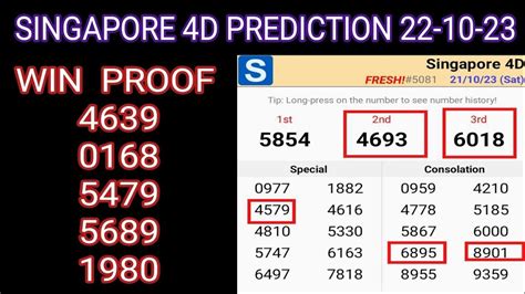 singapore 4d|4d singapore pools prediction.